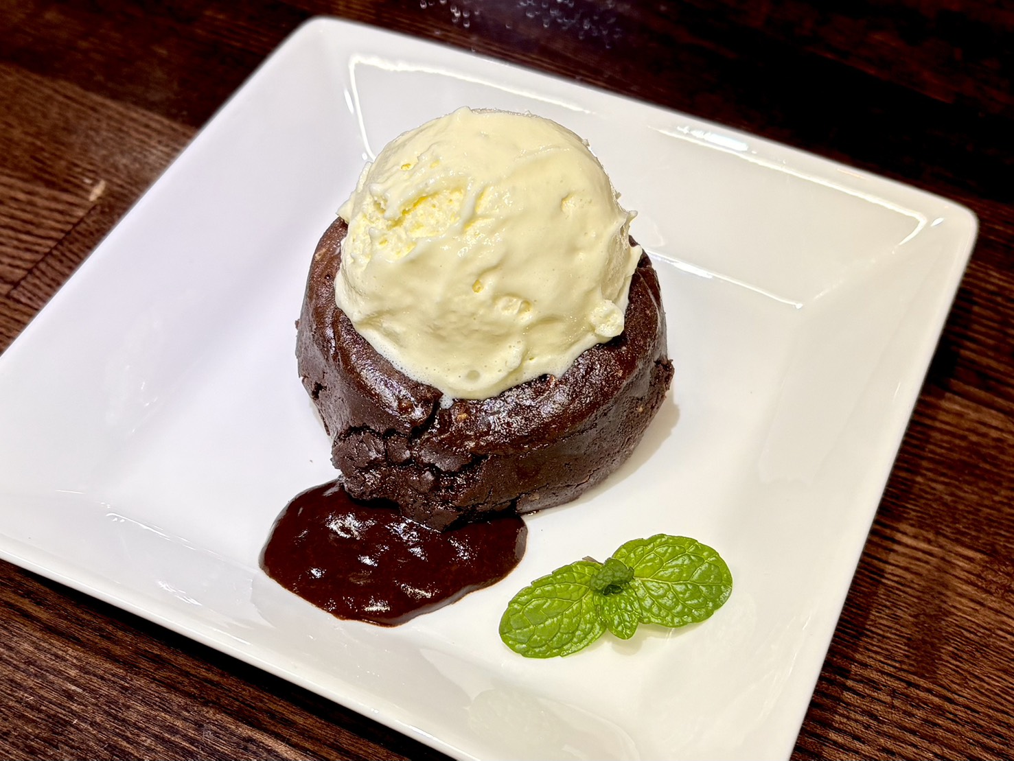 伏見ののまる商店 フォンダンショコラ バニラアイスのせ